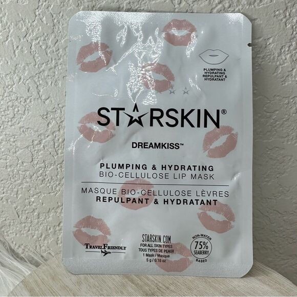 $4 🌙 StarSkin DREAMKISS Plumping & Hydrating Bio Cellulose Lip 👄 MASK‎ NEW - Picture 1 of 6